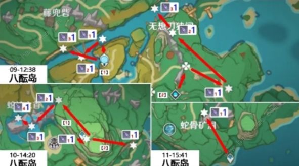 原神鬼兜虫采集点2022 2.8版本鬼兜虫采集路线图图片5
