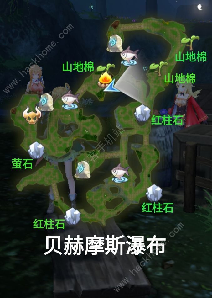 玛娜希斯回响全地图采集点大全 所有区域资源采集分布总汇图片11