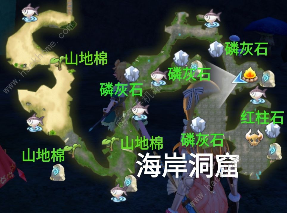玛娜希斯回响全地图采集点大全 所有区域资源采集分布总汇