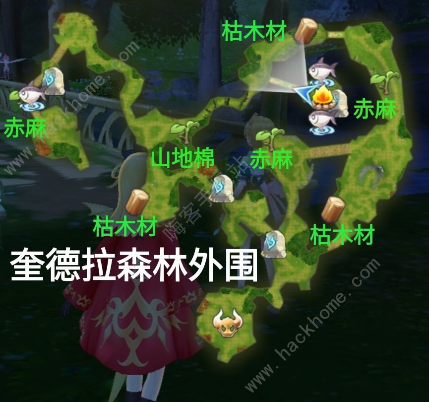 玛娜希斯回响全地图采集点大全 所有区域资源采集分布总汇图片8