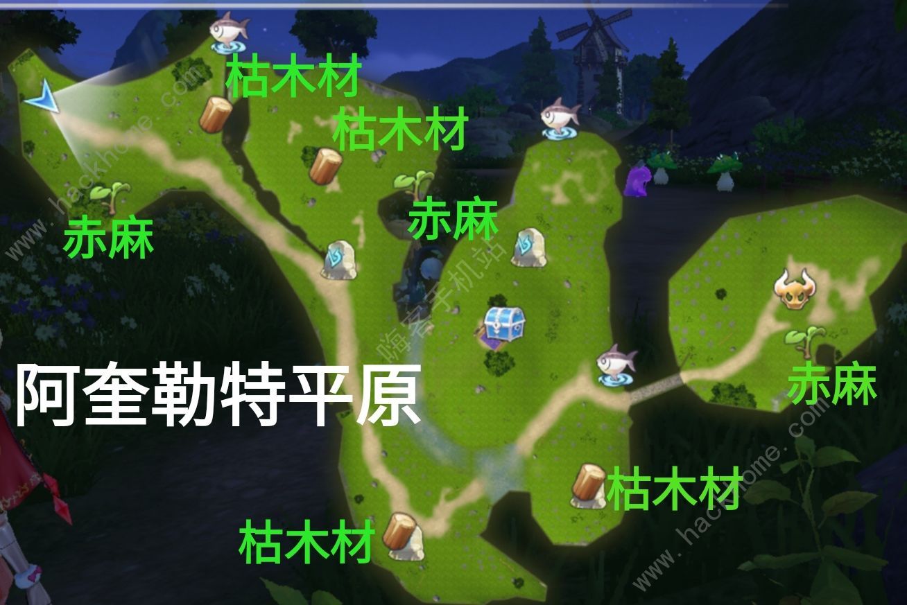 玛娜希斯回响全地图采集点大全 所有区域资源采集分布总汇图片3