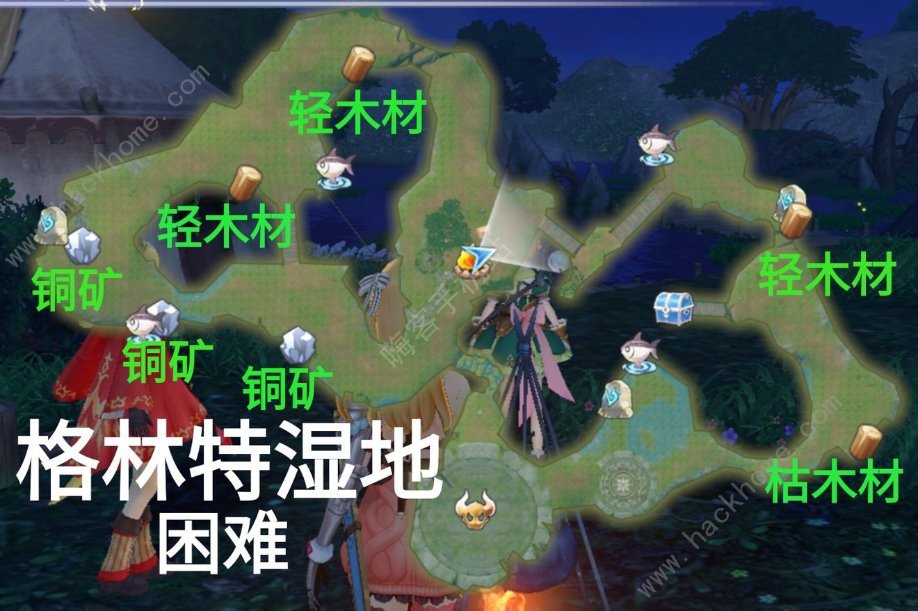 玛娜希斯回响全地图采集点大全 所有区域资源采集分布总汇图片6