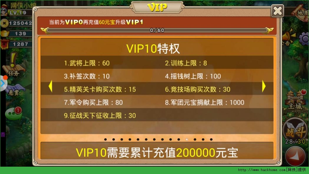 要塞无双VIP特权一览 会员VIP1-13价格介绍图片10