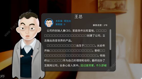 我的公司996人物攻略 全人物喜欢一览图片3
