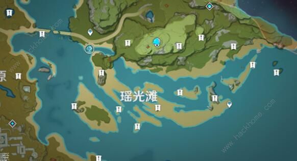 原神瑶光星影位置大全 瑶光滩17个陨星碎屑位置详解图片2