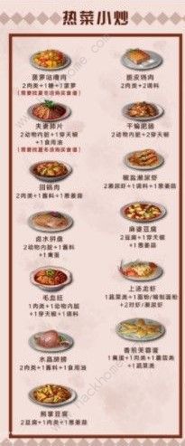 明日之后第二季食谱大全 第二季食谱详解图片1