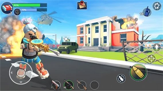 香肠跳伞吃鸡派对安卓版下载v1.0