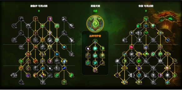 魔兽世界奶德天赋怎么加点