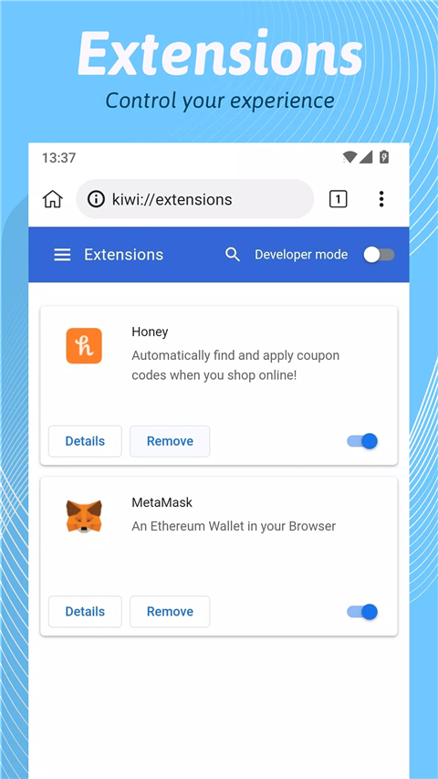kiwi浏览器中文版安装包免费下载v124.0.6327.4