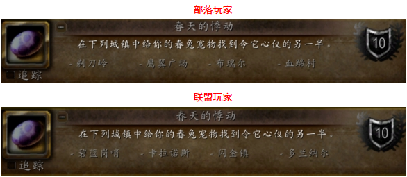 魔兽世界wlk复活节成就有哪些