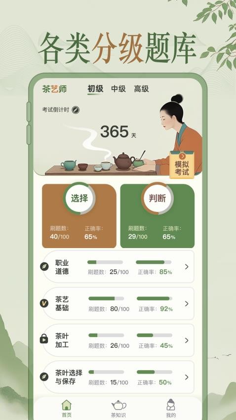 茶艺师刷题v1.0.1