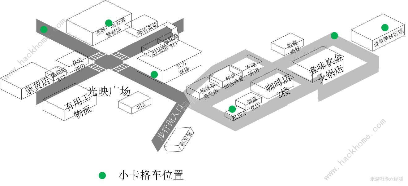 绝区零光映广场遗失的小卡格车在哪 光映广场遗失的小卡格车六个全收集攻略图片9