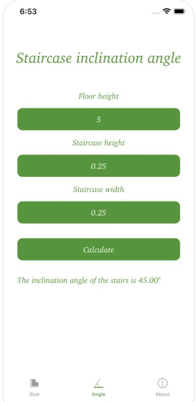 StaircaseSizeAngle软件安卓版下载 v1.1.2