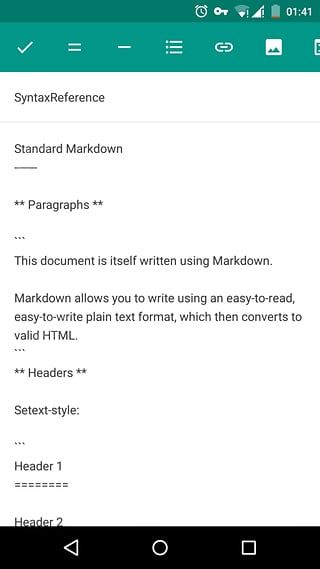 MarkdownX安卓手机版APP v1.0.1