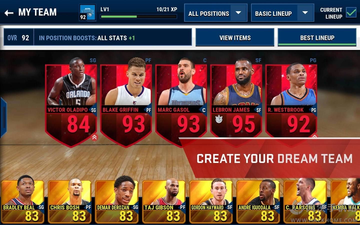 NBA LIVE Mobile手机官网免费版下载 v1.0.6