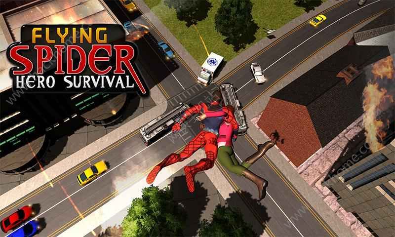 飞天蜘蛛英雄生存中文汉化版下载（Flying Spider Hero Survival） v1.1