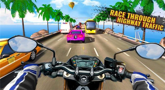 交通摩托车驾驶比赛安卓版中文版下载（Bike Racing Free） v2.3