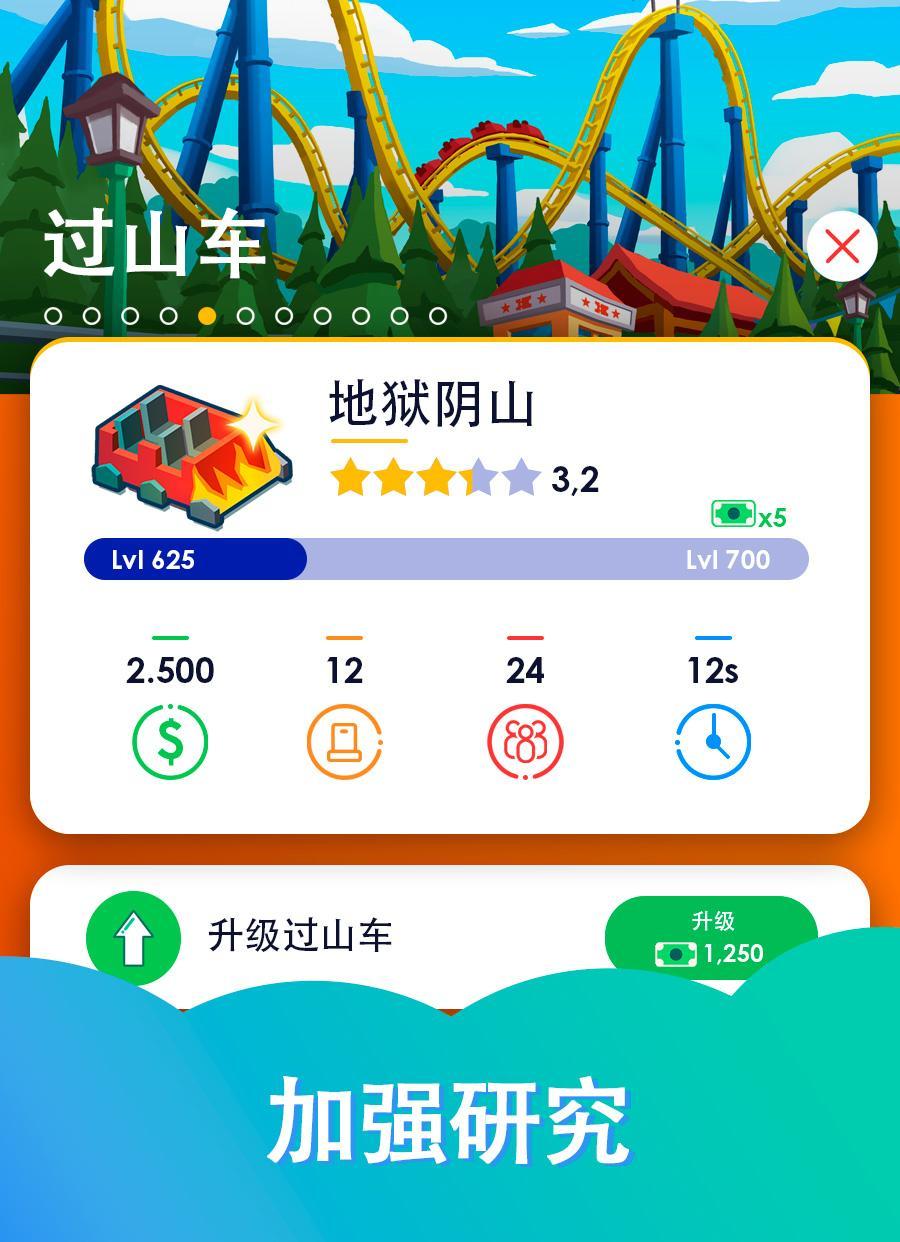 Idle Theme Park最新免费安卓版图片1