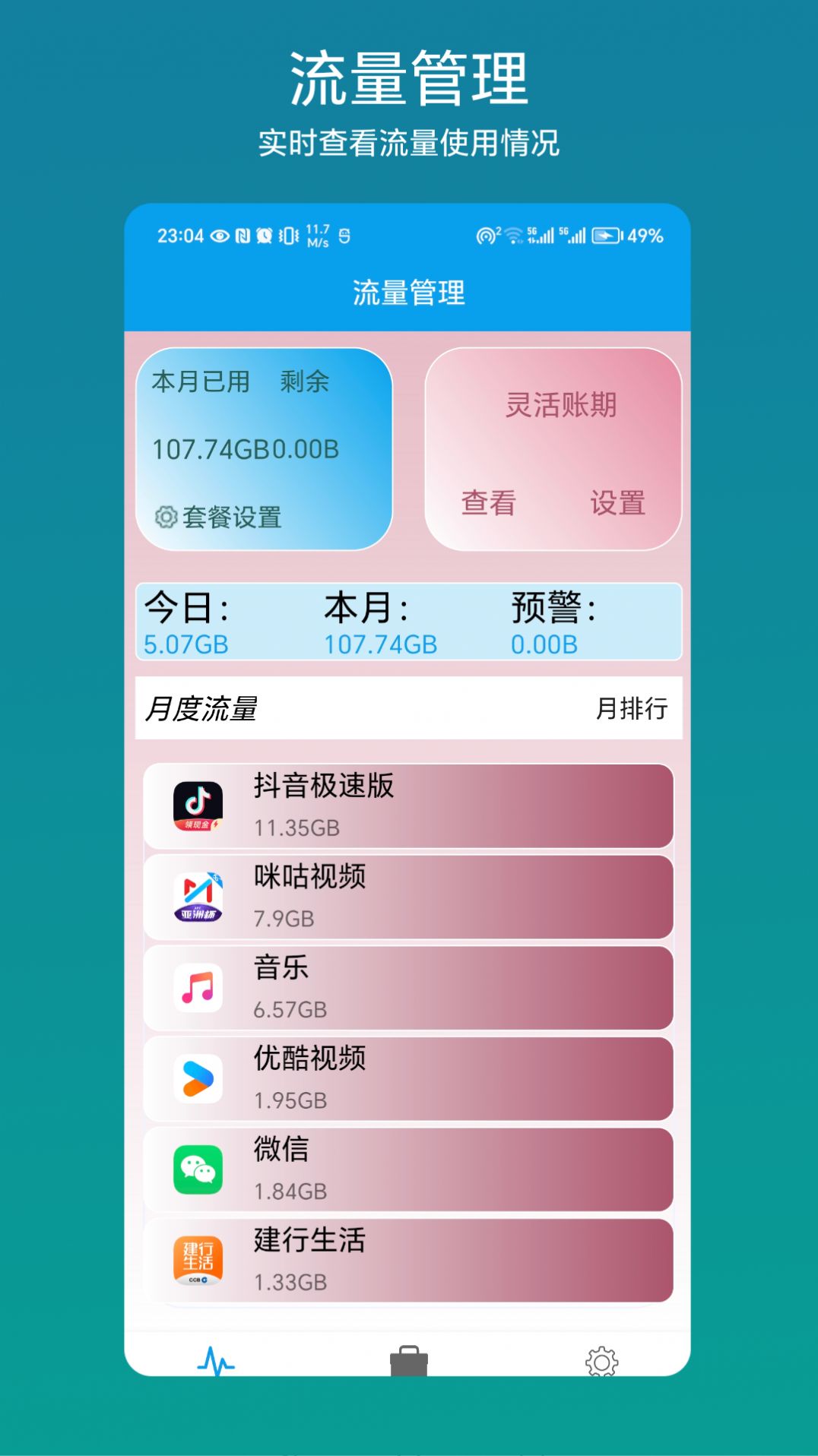 流量管理助手软件最新版下载 v1.0.1