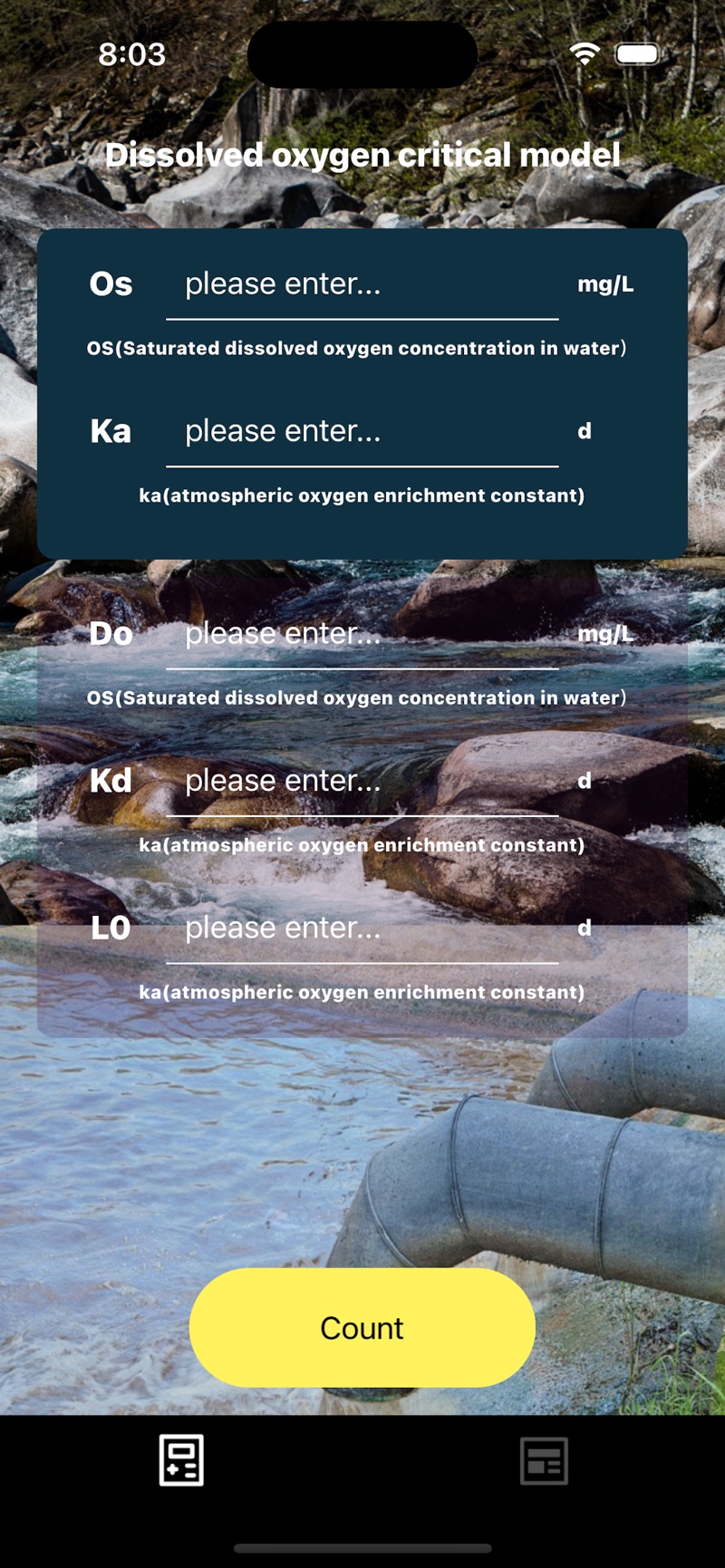 Wastewater oxygen calculation影视官方版下载 v1.1.0