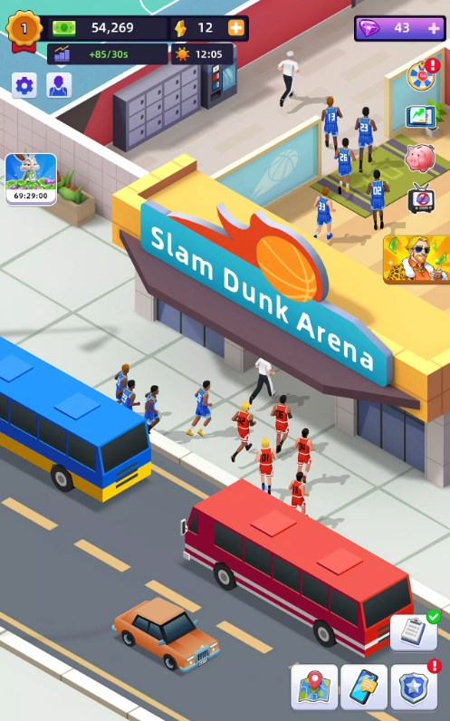 教练我要开球馆官方安卓版游戏下载（Idle Basketball Arena Tycoon） v2