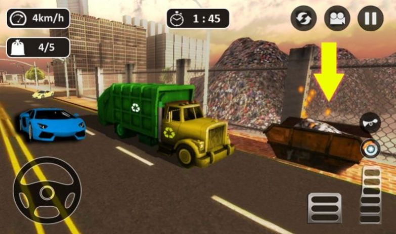 垃圾车行驶游戏中文安卓版（Garbage Trash Truck Driving） v5.0