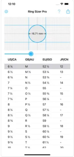 Ring Sizer Pro测量戒指尺寸软件app安卓版下载 v1.0